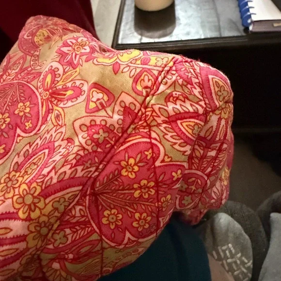 Boutique Brand Vibrant Pink and Orange Women's Tote Duffel Bag - Picture 5 of 7